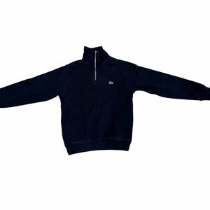 Lacoste Men's Dark Blue Zip-Up Sweater